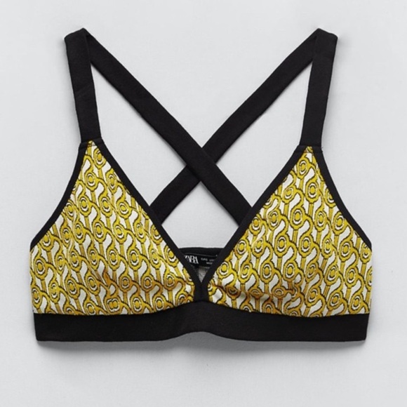 NWT ZARA PRINTED JACQUARD KNIT Short SET Size L - Picture 5 of 13